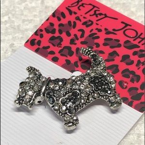 Betsey Johnson Scottie dog pin